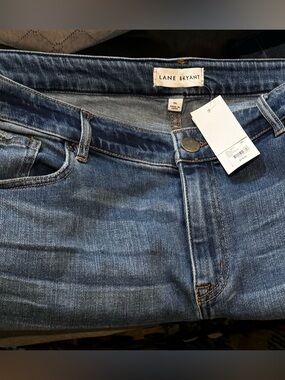 Lane Bryant Medium Blue Festi Jeans